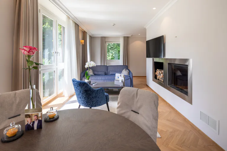 Wohnbereich Suite im Lenkerhof